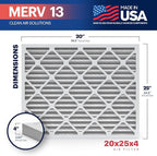 BNX TruFilter 20x25x4 MERV 13 Air Filter - Image 2
