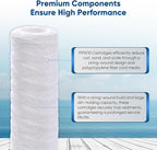 PUREPLUS 5 Micron 10"x2.5" Whole House String Wound Sediment Filter - Image 4