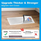 4 PCS White Magnetic Vent Covers - Image 5
