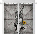 Funny Farm Animals Bedroom Curtains 72 Inch Length, Window Curtains Tab Top by Unknown