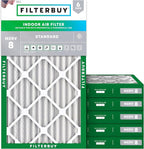 Filterbuy 14x30x2 Air Filter MERV 8 Essential Dust & Allergy Defense, by Filterbuy