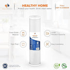 Aquaboon 5 Micron 20 x 4.5 Sediment, Anti-Scale, Carbon Water Filters Cartridges - Image 5
