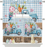 Swag Valance Curtains, Easter Truck - Image 9