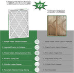 14x20x1 Air Filter 4 Pack, Durable MERV 8 Pleated Home HVAC AC Furnace Filters - Image 4