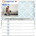 Filters Fast 16x25x2 Pleated Air Filter Merv 11, 2 inch AC Furnace Air Filters by FiltersFast