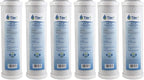 Tier1 5 Micron 10 Inch x 2.5 Inch | 6-Pack Whole House Carbon Block Water by Tier1