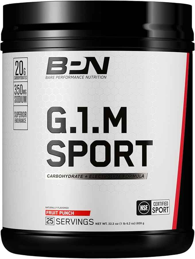 BARE PERFORMANCE NUTRITION, BPN G.1.M Go One More Sport, Endurance Training Fuel