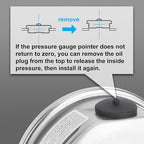 2-1/2" Dial Size, 0-300 Psi Pressure Gauge, Glycerin Liquid Filled, 1/4" NPT - Image 6