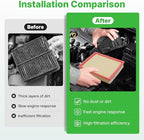 2PCS Engine Air Filters Fit for Nissan Pathfinder 2022-2025 2026, Infiniti QX60 - Image 4