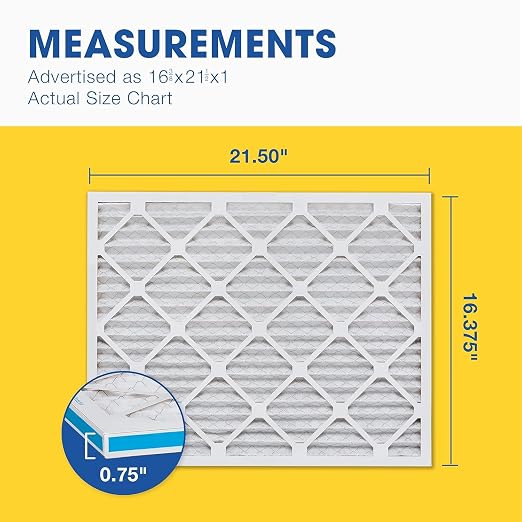 Aerostar 16.375 x 21.5 x 1 MERV 13 Air Filter, 4 Pack Set of HVAC Furnace - Image 5
