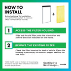 Filterbuy 16x25 Air Cleaner Filter Replacement Pads - Image 5