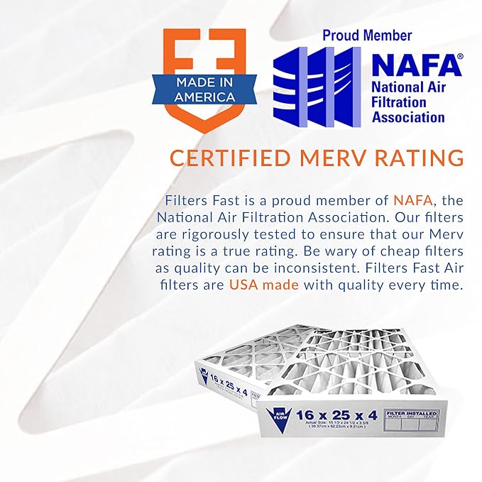 Filters Fast 16x20x2 Pleated Air Filter Merv 8, 2” AC Furnace Air Filters - Image 4