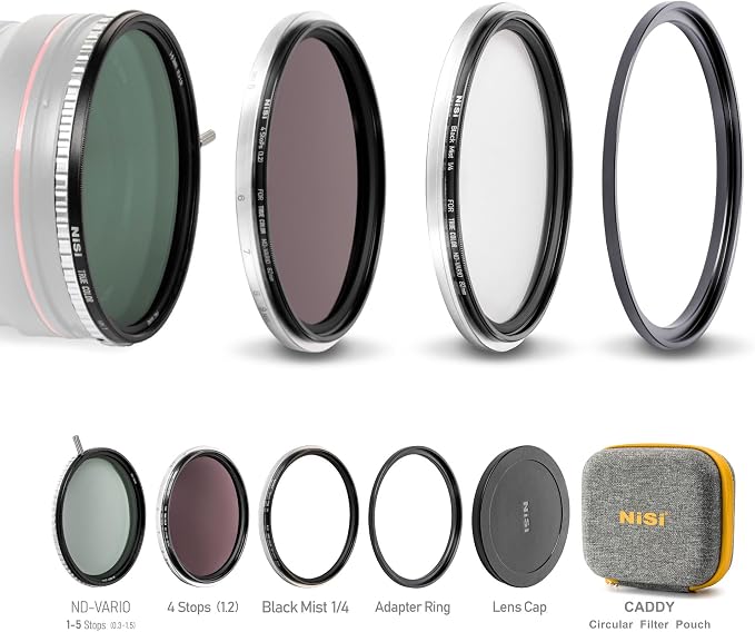 NiSi - 82mm Swift System VND Mist Kit, 1-5 Stop True Color Variable Neutral - Image 2