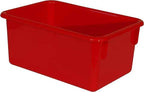Wood Designs Cubby Storage Bin, Heavy Duty Plastic Containers