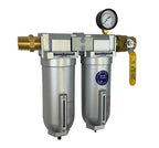 1/2" NPT Industrial Moisture Removing Particulate Filter Water Separator and Oil - Image 2