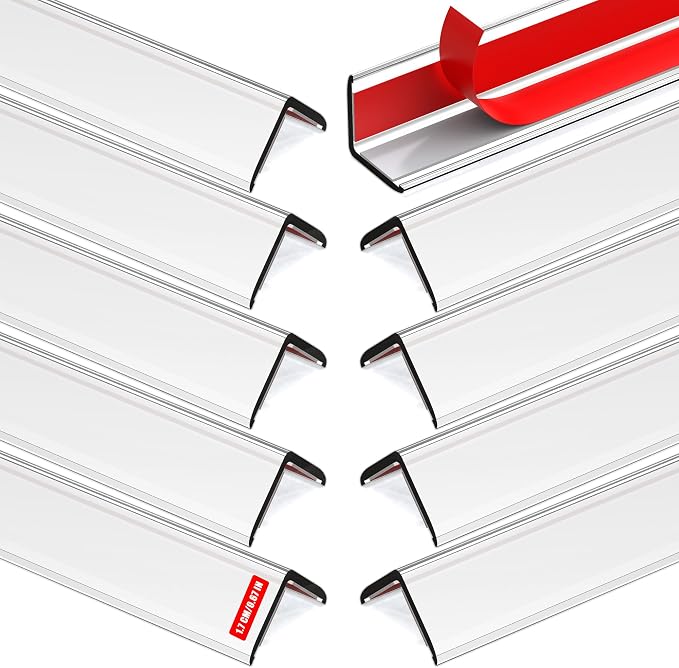 Clear Self-Adhesive Mini Wall Corner Protectors, Cute Corner Guards & Edge - Image 9