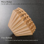 1-2 Cup Brown Coffee Filters, Small Coffee Maker, Single Serve Coffee Pot - Image 4