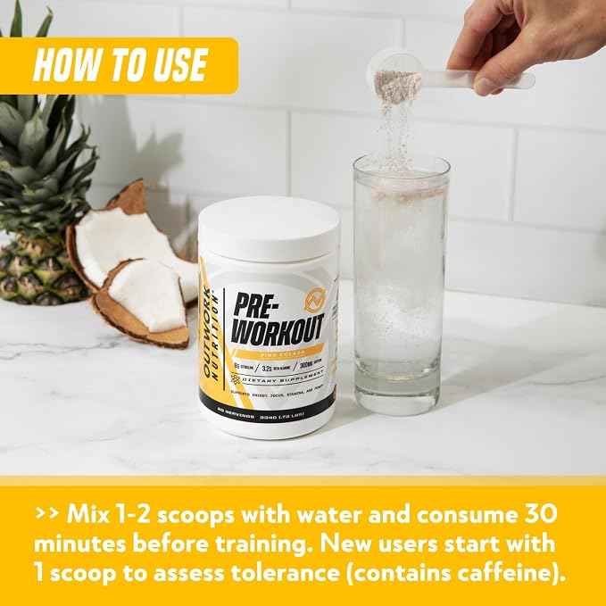 Outwork Nutrition Preworkout for Men & Women