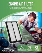 Cabin&Engine Air Filter for Honda Pilot, Acura MDX, MDX Hybrid Air Filter - Image 2