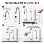 iSpring CKC1-NC SGS-Tested Countertop Water Filter, Drinking Water Filtration - Image 7