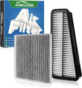 Cabin Air Filter and Engine Air Filter Fits by Forccord