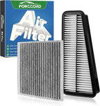 Cabin Air Filter and Engine Air Filter Fits by Forccord