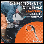 Oil Filter Wrench Tool with Positive Grip Handle - Image 2