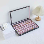 Stratalife Jewelry Organizer 40 Grid Pink Black Jewelry Tray