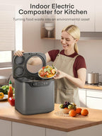 Electric Composter for Kitchen 4L, Countertop Compost Bin Indoor - Image 7