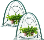 porayhut Pop Up Greenhouse Cover Flower House, Mini Gardening Plant Sunshine by porayhut