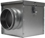 Repa Market 4" Duct Air Filter Box – Galvanized Steel Inline Dryer Filter by RepaMarket