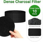 10 Pack Charcoal Filters for Compost Bucket, Compost Filters for Countertop Bin - Image 4