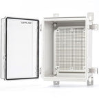 QILIPSU Outdoor WiFi Enclosure, 8.6"x6.7"x4.3" Waterproof Electrical Junction by QILIPSU