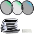 NEEWER 67mm UV/CPL/ND Lens Filter Kit by Neewer