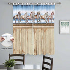 Western Horse Living Room Curtains 96 Inch Length, Window Curtains Tab Top - Image 4