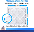 Filter King 17.25x19.25x1 Air Filter | 3-PACK | MERV 8 HVAC Pleated A/C Furnace - Image 2
