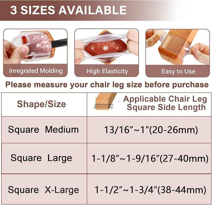 Chair Leg Floor Protectors Chair Leg Protectors