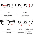 TruVision Readers Reading Glasses, Comfort Spring Hinges - Image 3