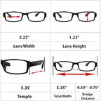 TruVision Readers Reading Glasses, Comfort Spring Hinges - Image 3