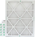 Glasfloss 20x24x2 MERV 10 2" Inch Pleated Air Filters Box of 6. Actual Size: by Glasfloss