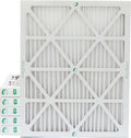 Glasfloss 16x20x2 MERV 10 2" Inch Pleated Air Filters Box of 6. Actual Size: by Glasfloss