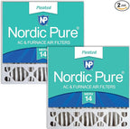 Nordic Pure 20x20x5 Honeywell/Lennox Replacement MERV 14 Air Filters 2 Pack by NordicPure