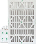 Glasfloss 16x25x4 MERV 10 4" Inch Pleated Air Filters Box of 3. Actual Size: by Glasfloss