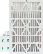 Glasfloss 12x24x4 MERV 10 4" Inch Pleated Air Filters Box of 3. Actual Size: by Glasfloss