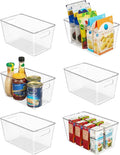 Vtopmart Clear Plastic Storage Bins, Countertops, Freezer Organization
