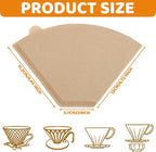 320 Count #4 Coffee Filters 8-12 Cup Disposable Coffee Filters 4 Cone Paper - Image 2