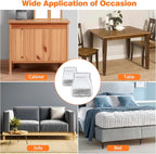 16pcs Square Chair Leg Floor Protectors, Furniture Pads - Image 8