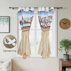 Western Horse Living Room Curtains 84 Inch Length, Window Curtains Tab Top - Image 5