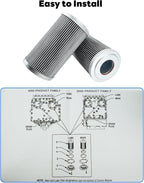Transmission Filter Kit Fits for Allison 3000-4000, 6 Inch Includes Gaskets and - Image 4