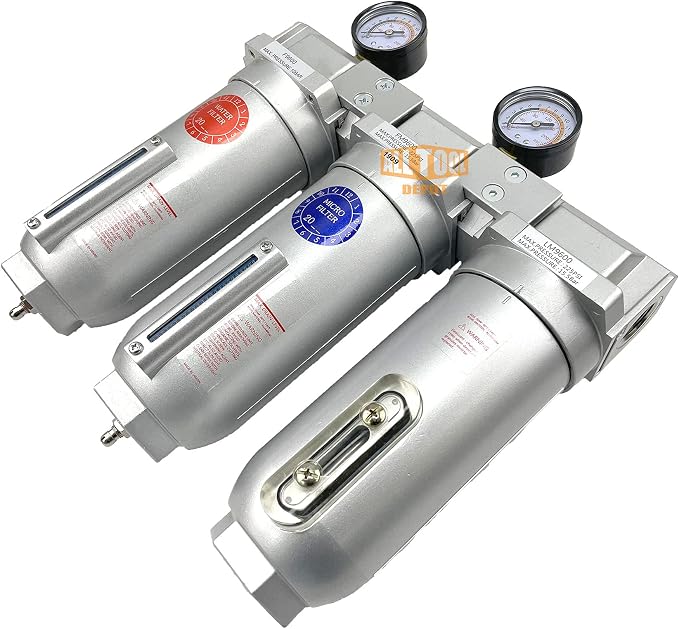 3/4" NPT SUPER DUTY Industrial Grade 3 Stages Filter Coalescing Desiccant Dryer - Image 3